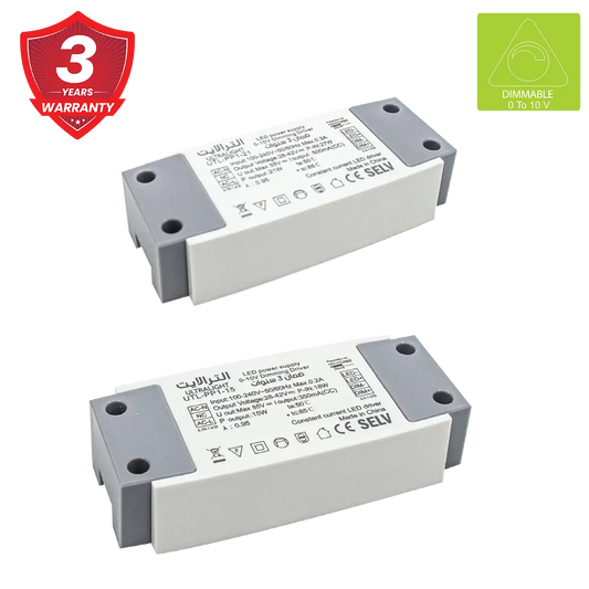 Ultra Light LED Power Supply - 0-10V Dimmable Driver - 3 Years Warranty (UTL-PP1)