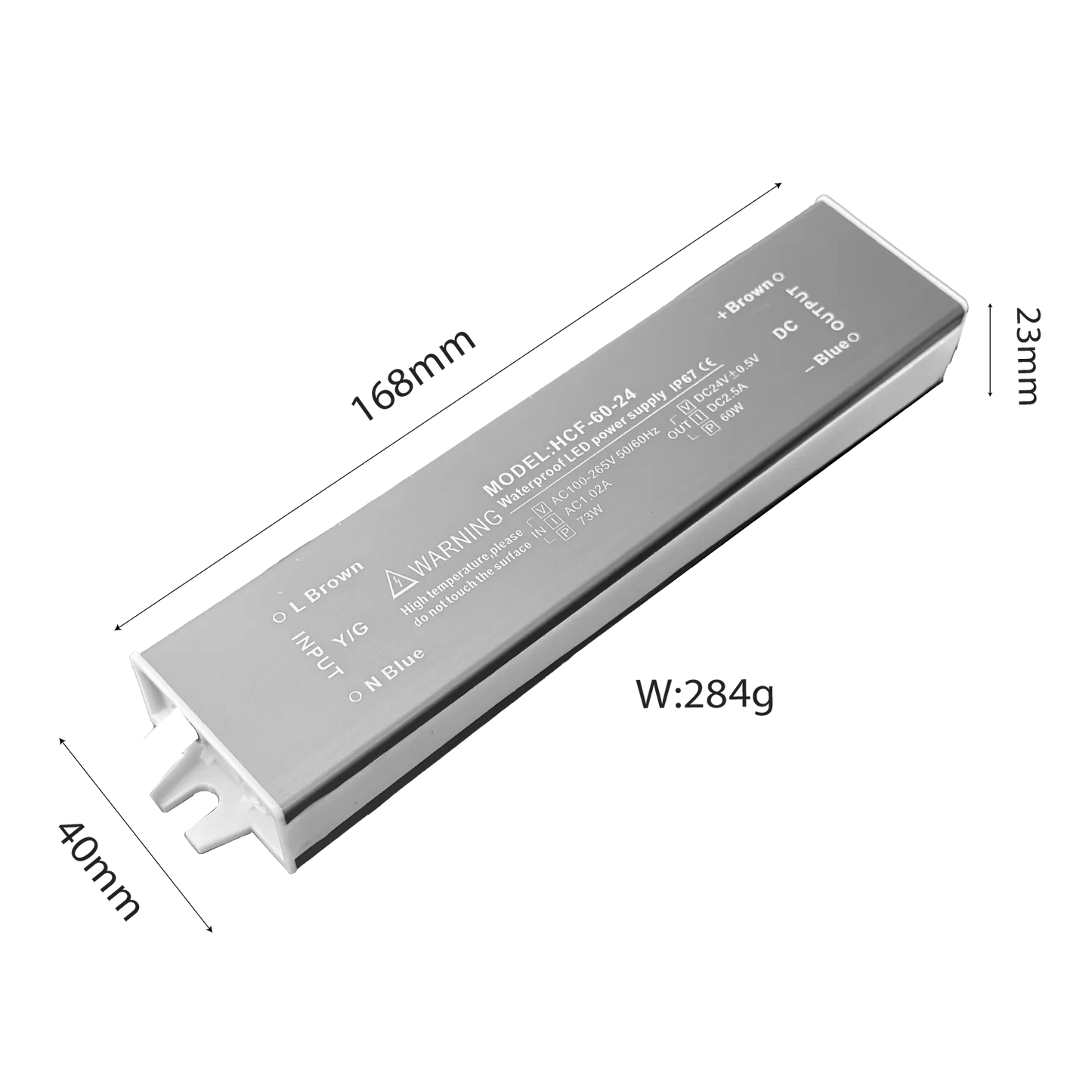 Ultralight Water Proof Power Supply (HCF-60-24)