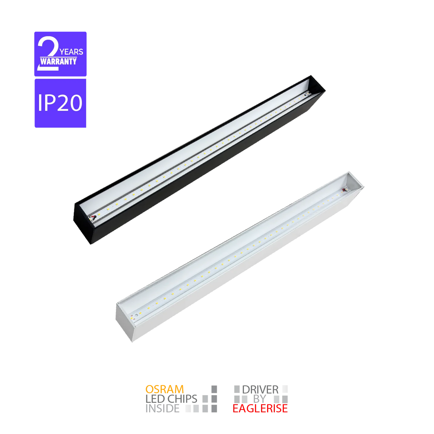 Ultra Light LED Linear Light (BR5124) – Recessed & Pendant Indoor Lighting