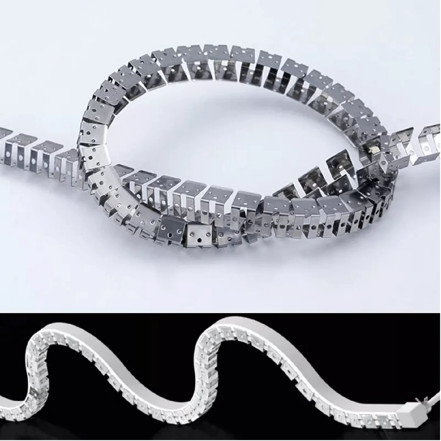 Ultra Light STAINLESS STEEL LED Strip Profile - Sleek Housing for LED Lighting Installations
