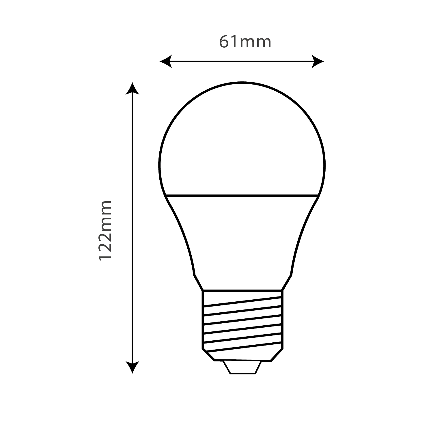 Ultralight LED Light Dimmable Bulb E27 13.6W (UTL-NA1521ST-DIM)