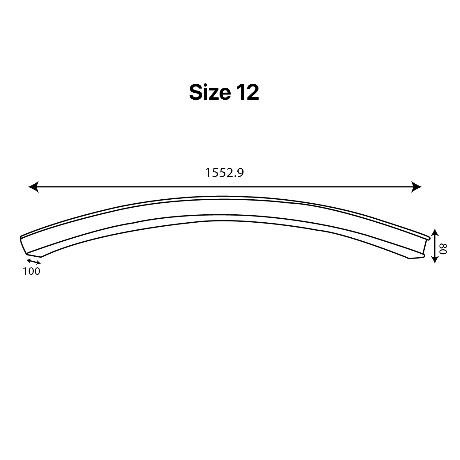 Ultralight Connectable LED Linear Light 40W (BR6752 Curve)