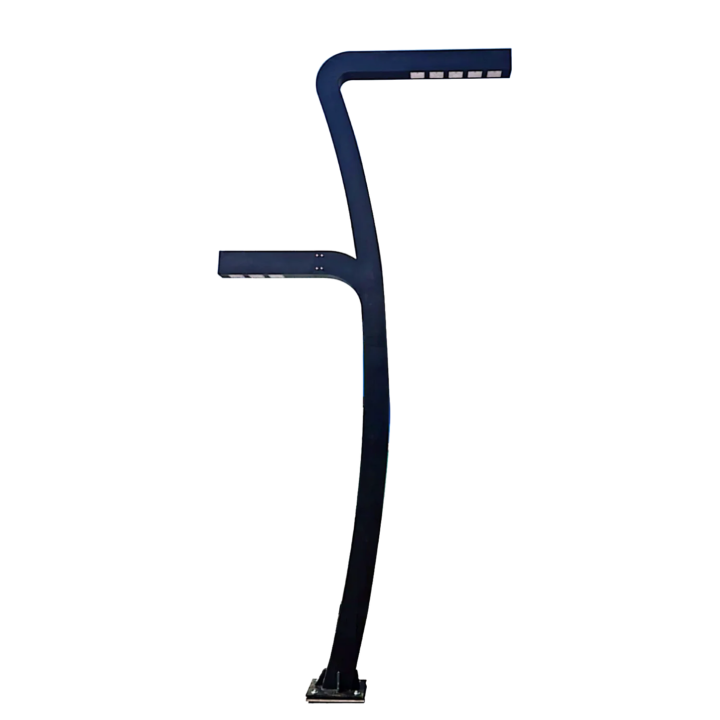 LED Pole Light 5 Meter 200W+120W IP54 for streets & parks (QT1850‑2)