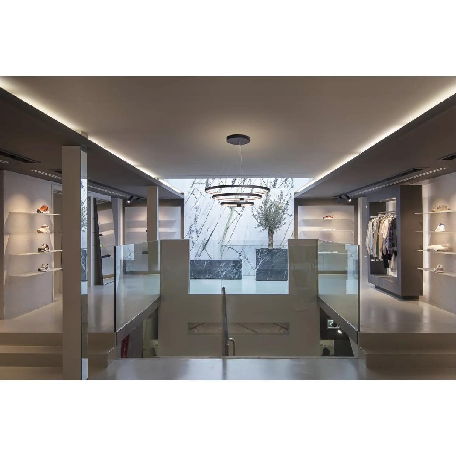 LED Pendant Light (BR4822) – 3-in-1 Suspended Modern Chandelier with Silicon Ring Diffuser
