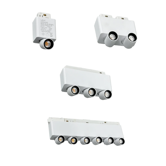 Magnetic Track Light - 360° Pop-Out LED Spotlight for Modern Interiors - Bridgelux Chip (BM208)
