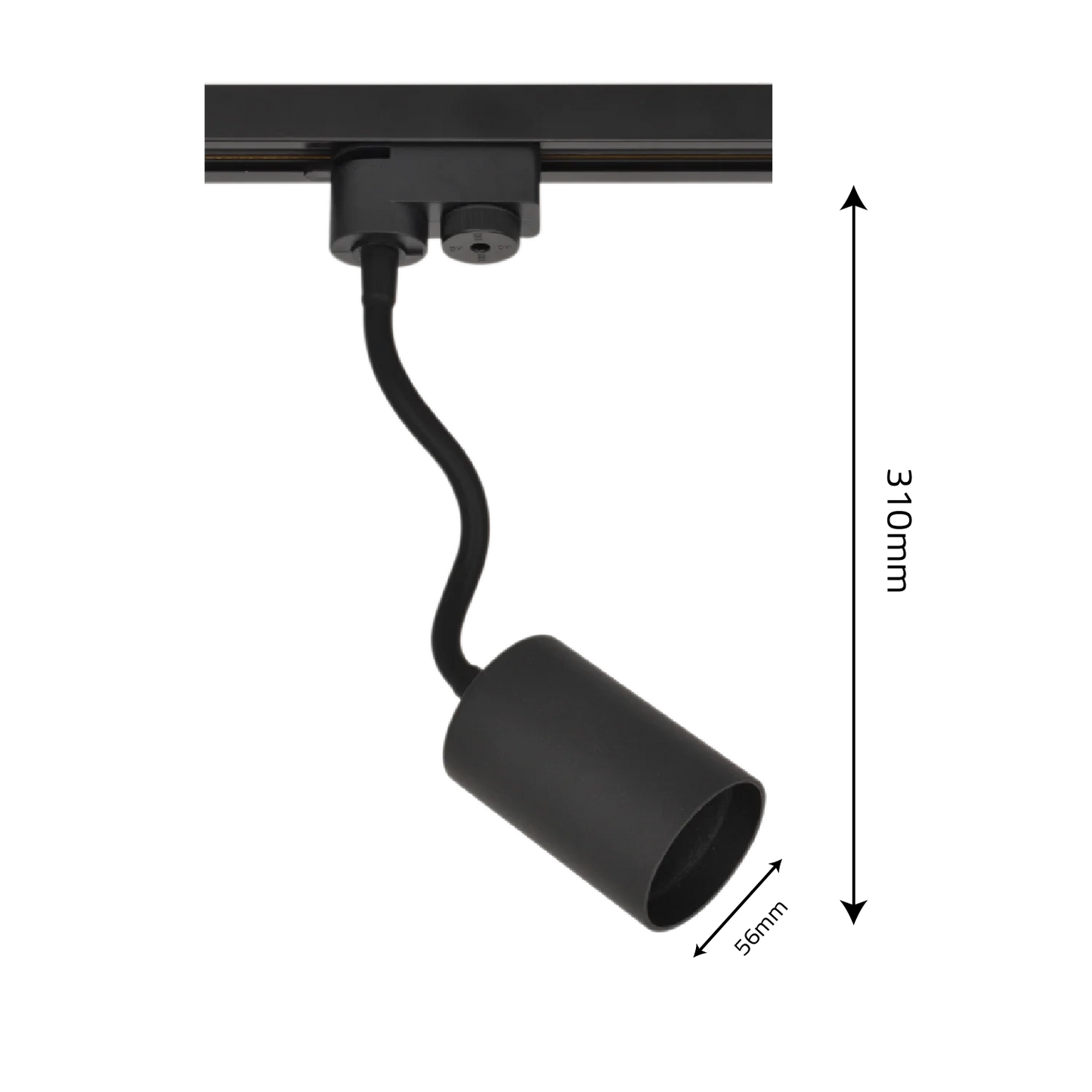 Ultralight Classic Track Light GU10 - Moveable Arm Indoor Spot Light (RB06-26GU-S)