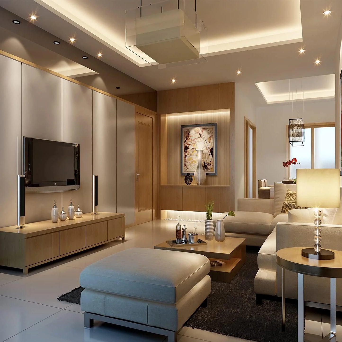 Spotlight Frame GU10 (BZ-012W) - Adjustable GU10 Recessed Spot Light