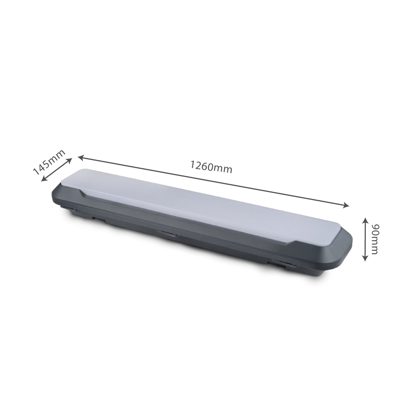 UltraLight LED Tri‑Proof Linear Light 80W – IP66, IK09 Impact‑Resistant (OLD‑A)