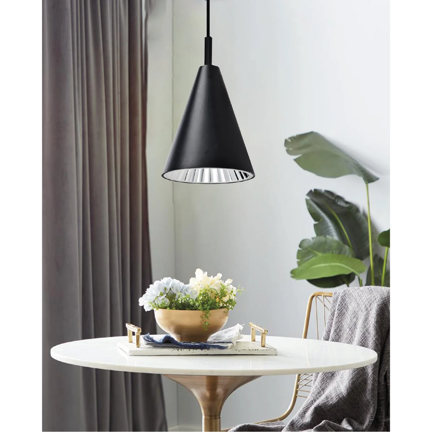 Ultralight Indoor Cone Pendant Light (BR6021)