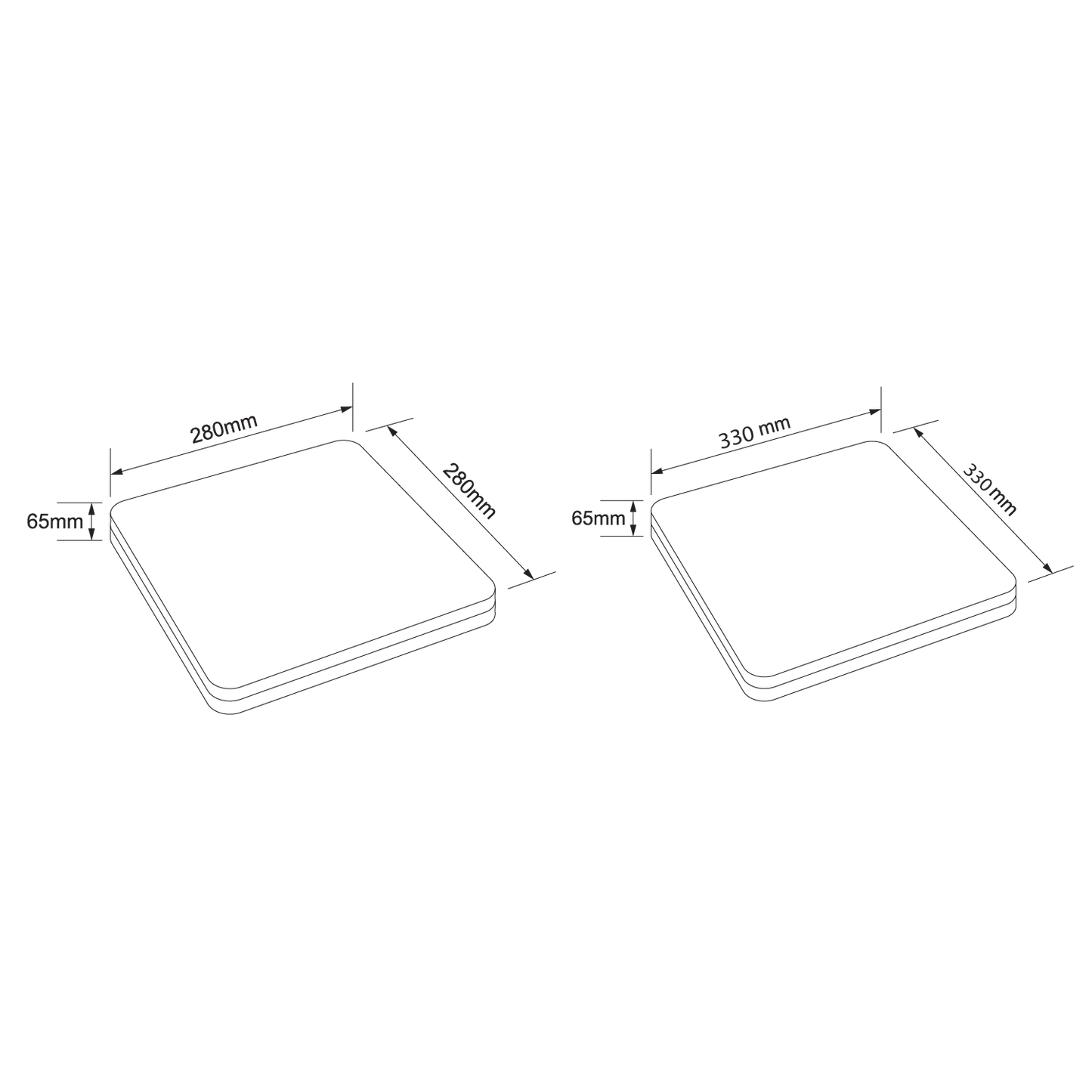 Ultralight Led Surface Mounted for Outdoor use IP66(CL All)