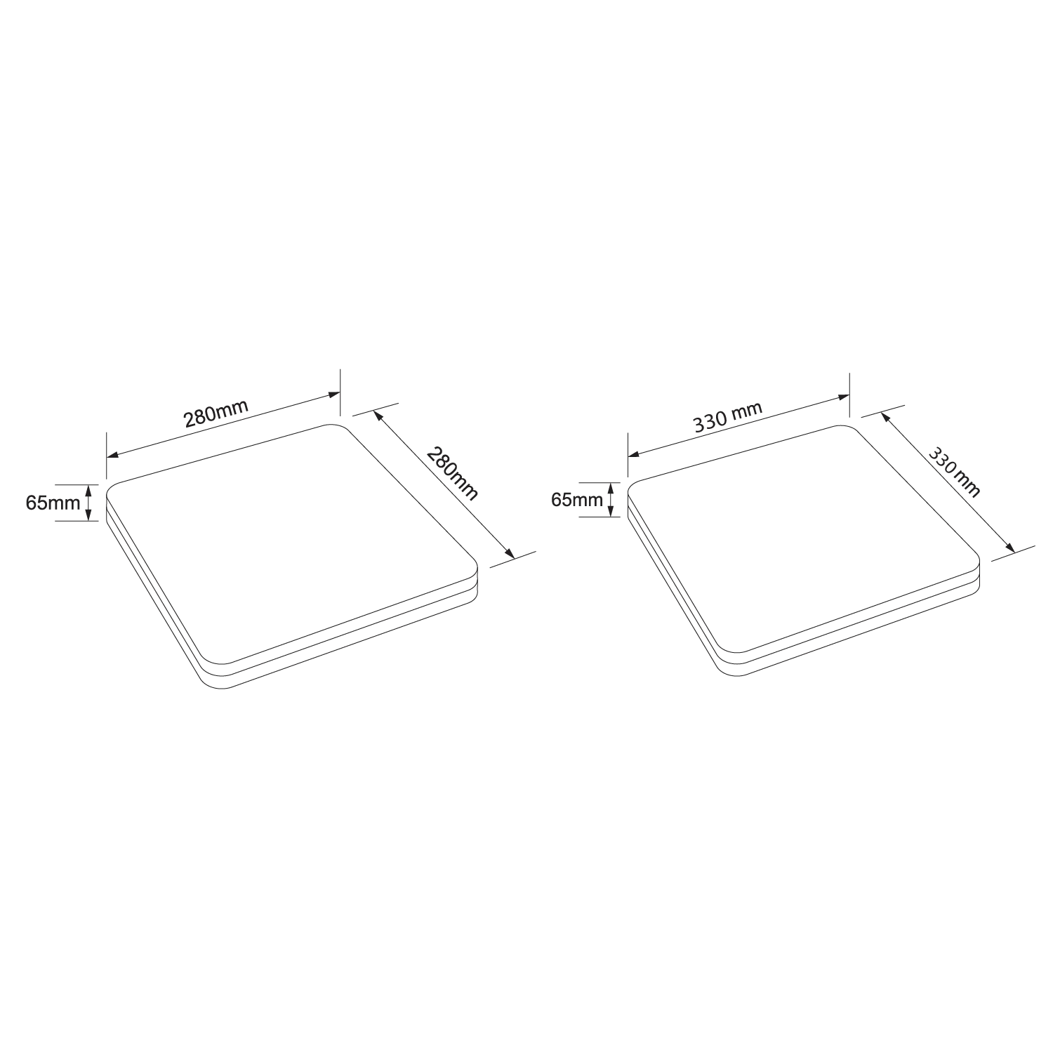 Ultralight Led Surface Mounted for Outdoor use IP66(CL All)