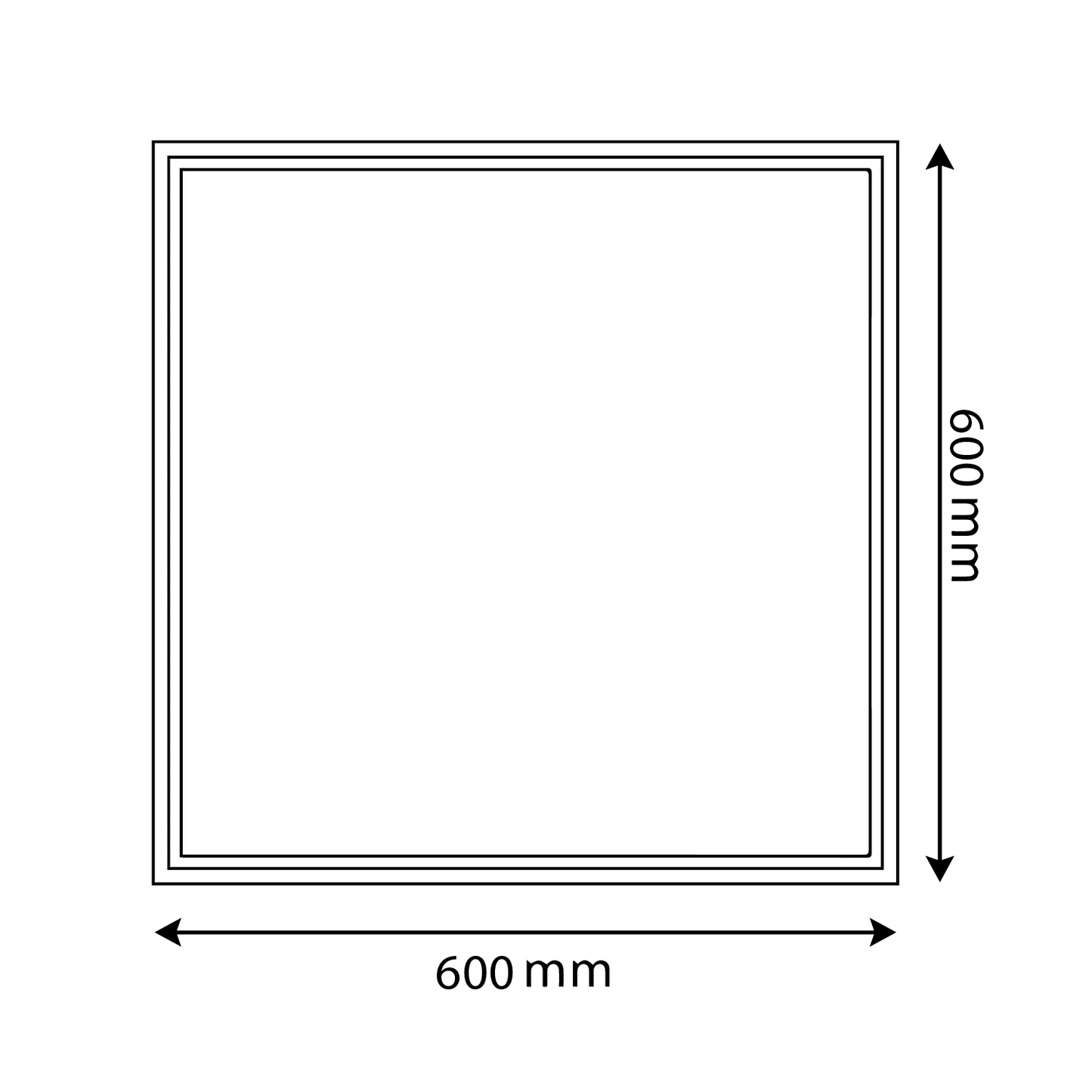 Ultra Light 60×60 Panel Light (RDMB48W) – 48W & Dual Color (3000K+6500K)