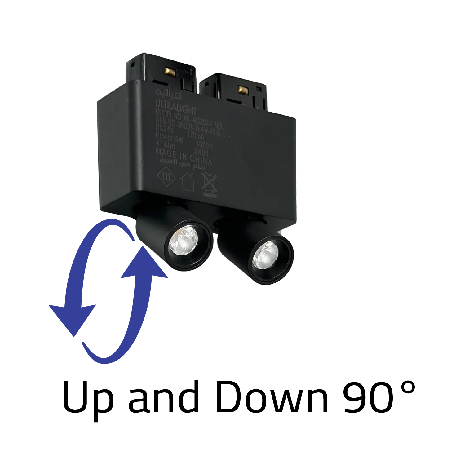 Magnetic Track Light - 360° Pop-Out LED Spotlight for Modern Interiors - Bridgelux Chip (BM208)