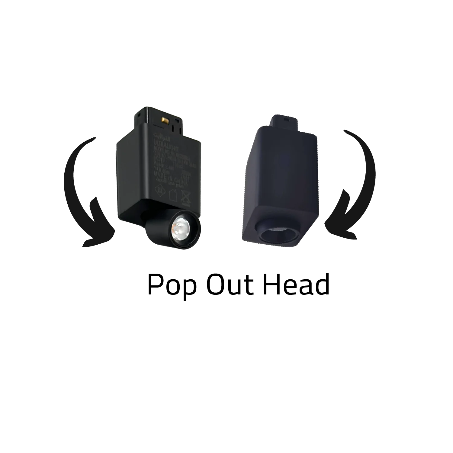 Magnetic Track Light - 360° Pop-Out LED Spotlight for Modern Interiors - Bridgelux Chip (BM208)