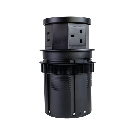 Ultra Light Motorized Desktop Socket with Wireless Charging and Sensor (SJ-01)
