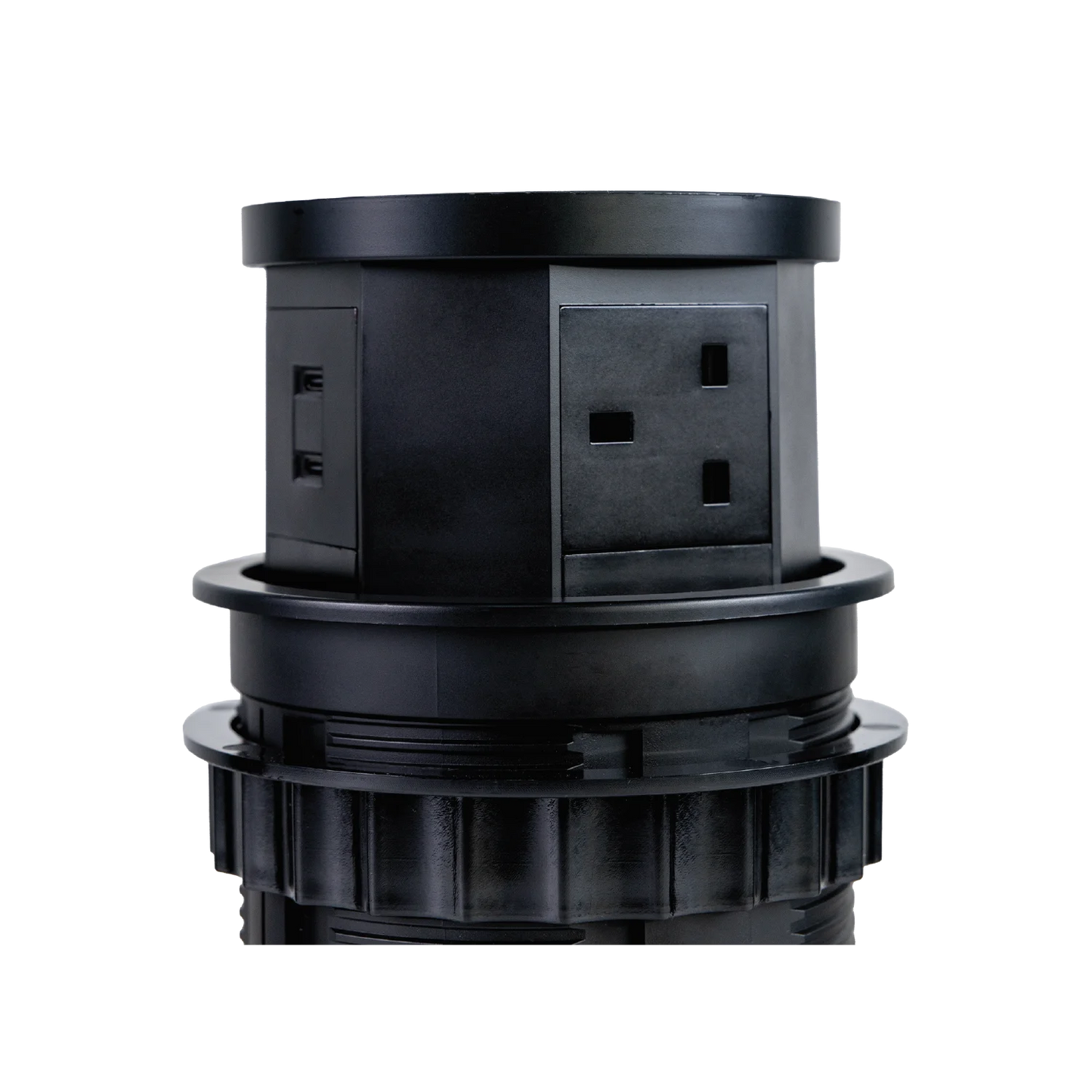 Ultra Light Motorized Desktop Socket with Wireless Charging and Sensor (SJ-01)