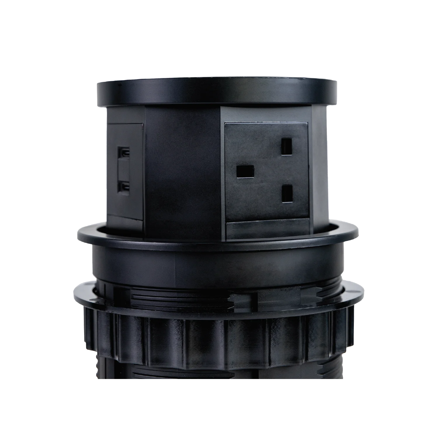 Ultra Light Motorized Desktop Socket with Wireless Charging and Sensor (SJ-01)