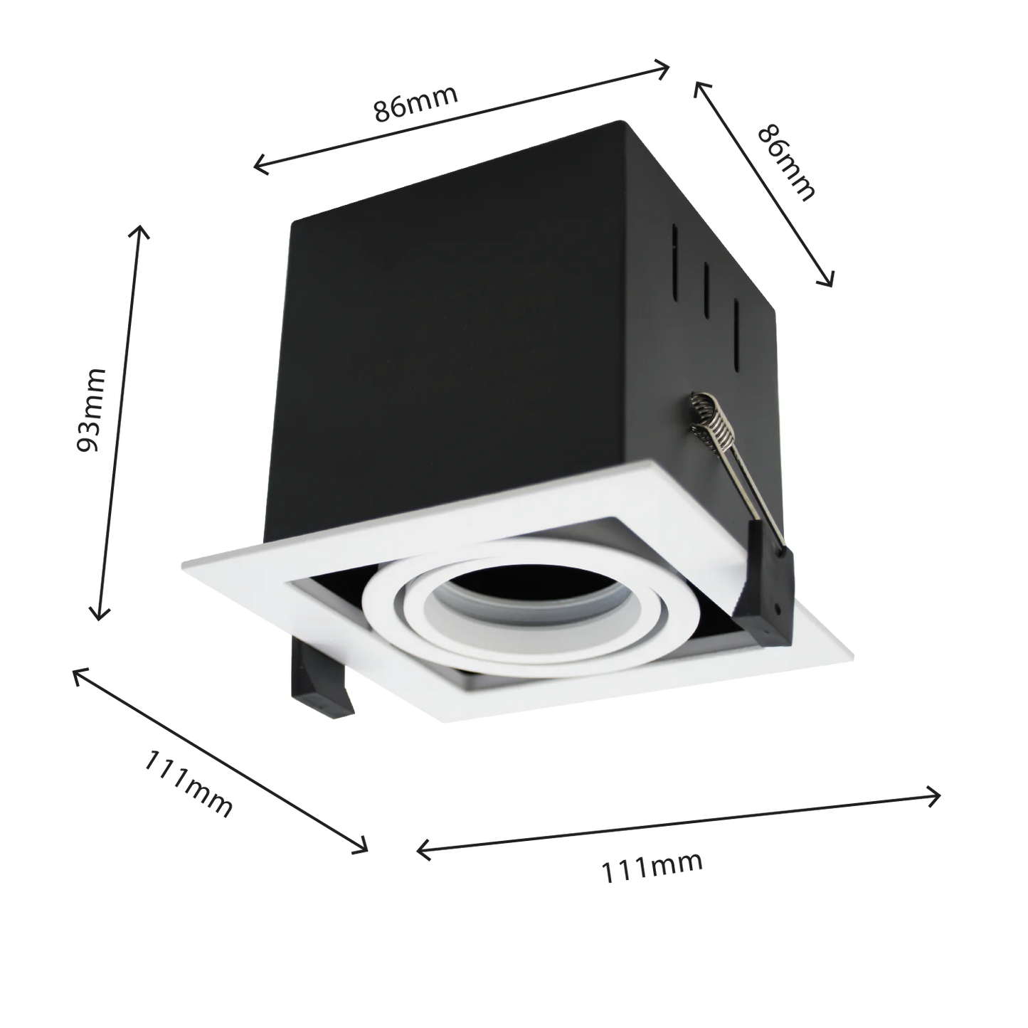 Ultra Light Adjustable Spot Light Frame - GU10 (BR6720)