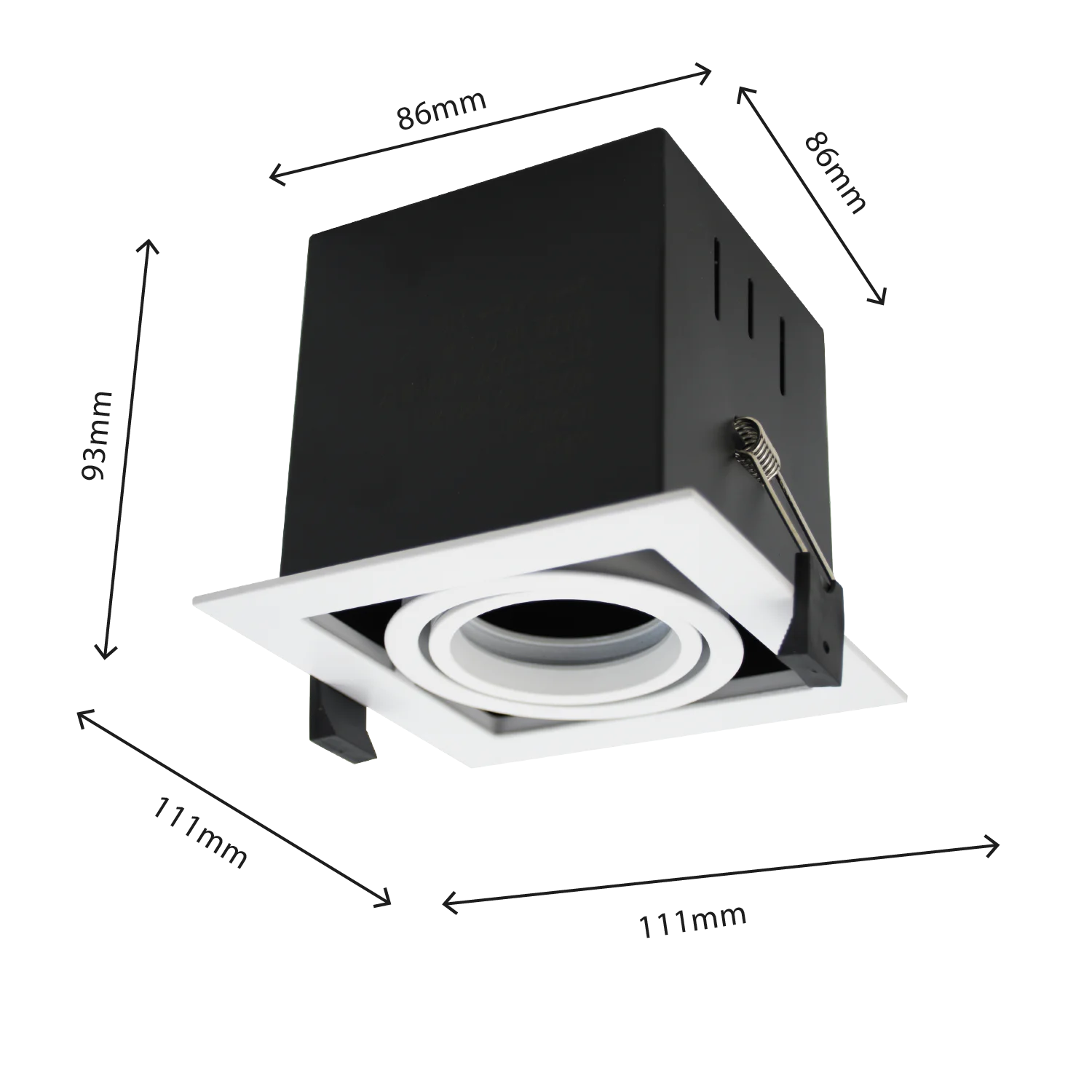 Ultra Light Adjustable Spot Light Frame - GU10 (BR6720)