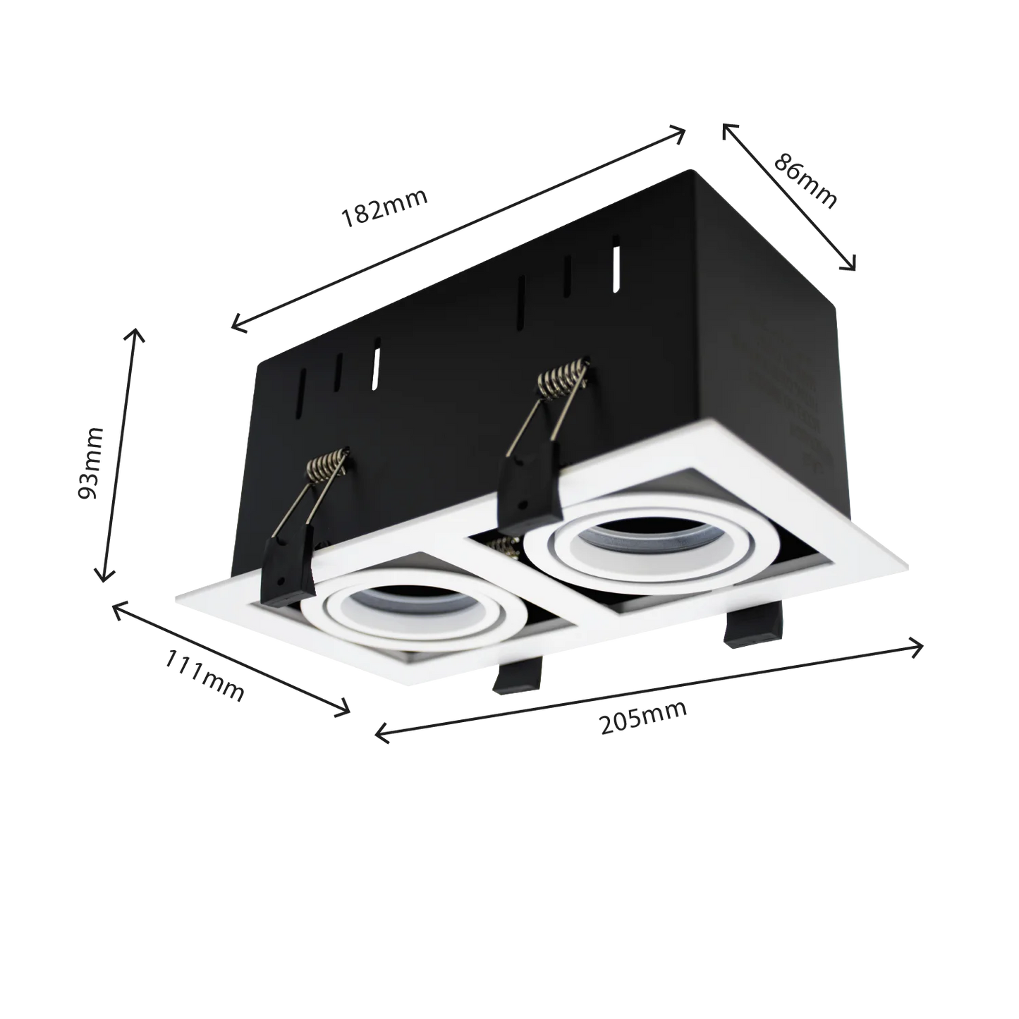 Ultra Light Adjustable Spot Light Frame - GU10 (BR6720)