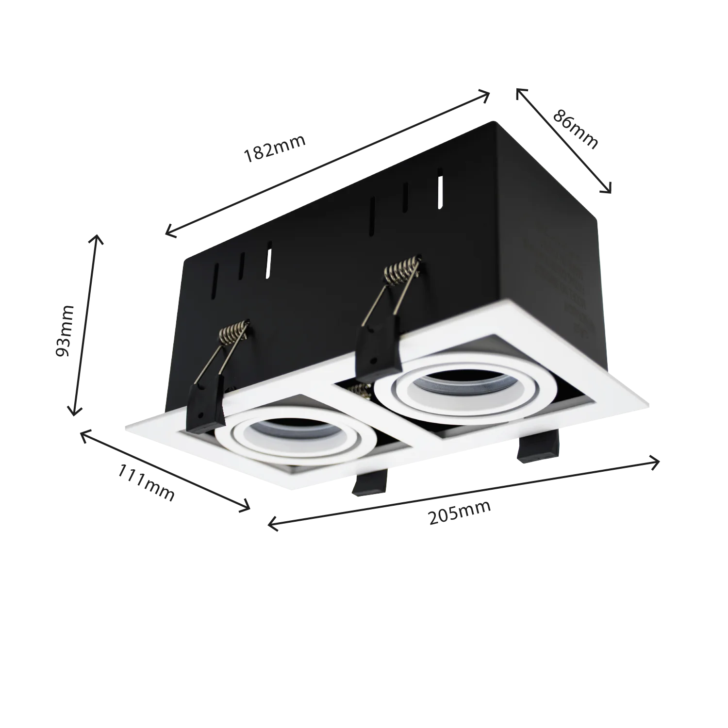 Ultra Light Adjustable Spot Light Frame - GU10 (BR6720)