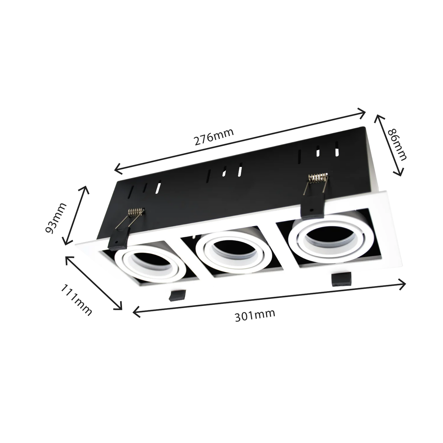 Ultra Light Adjustable Spot Light Frame - GU10 (BR6720)