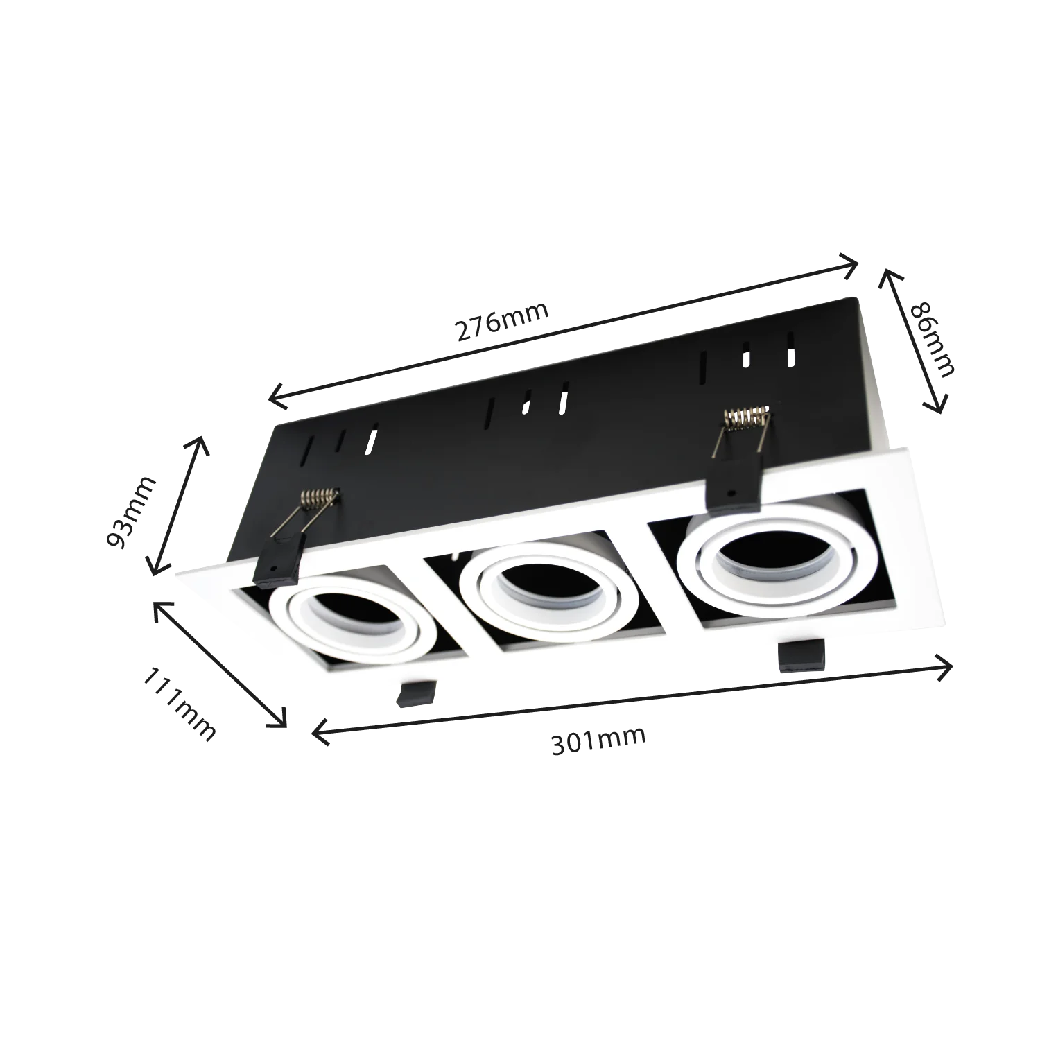 Ultra Light Adjustable Spot Light Frame - GU10 (BR6720)