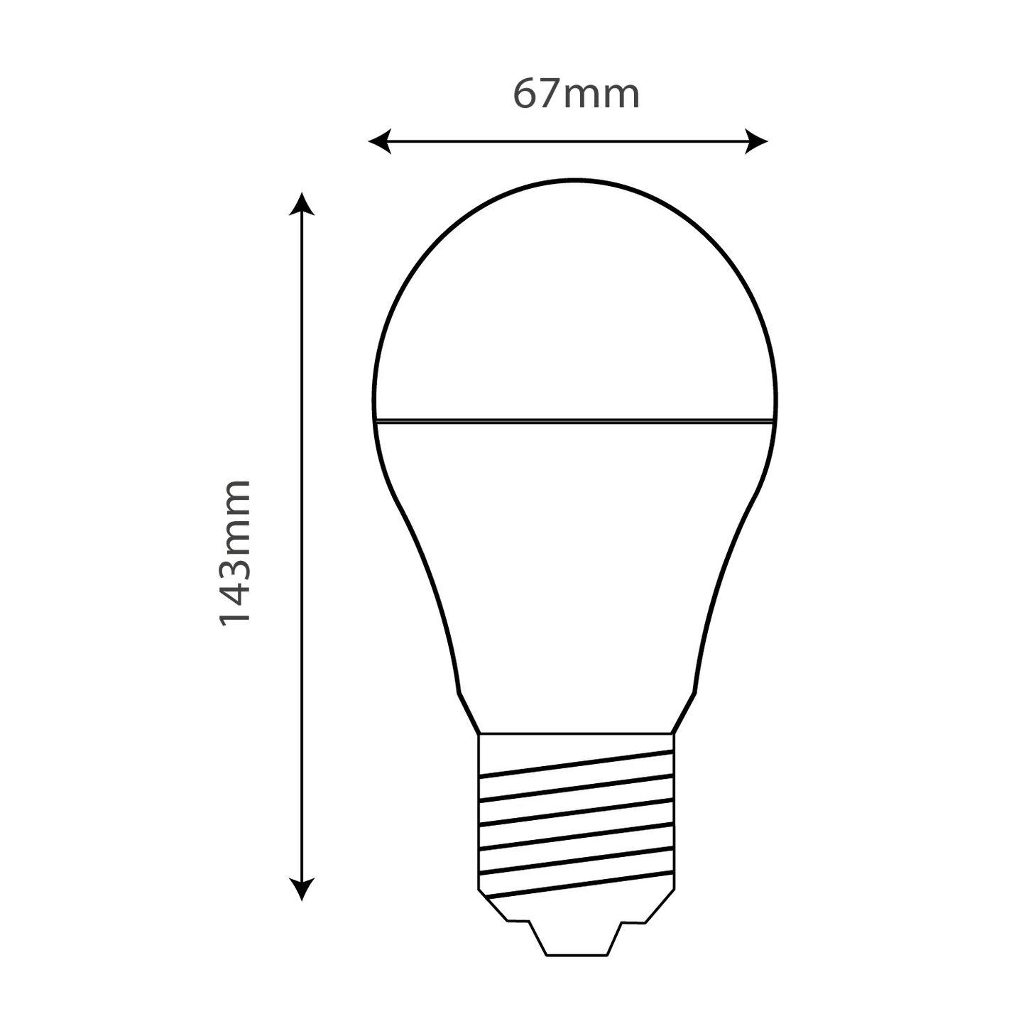 Ultralight LED Light Bulb 19W E27 – Energy Efficient (UTL-A2452ST)