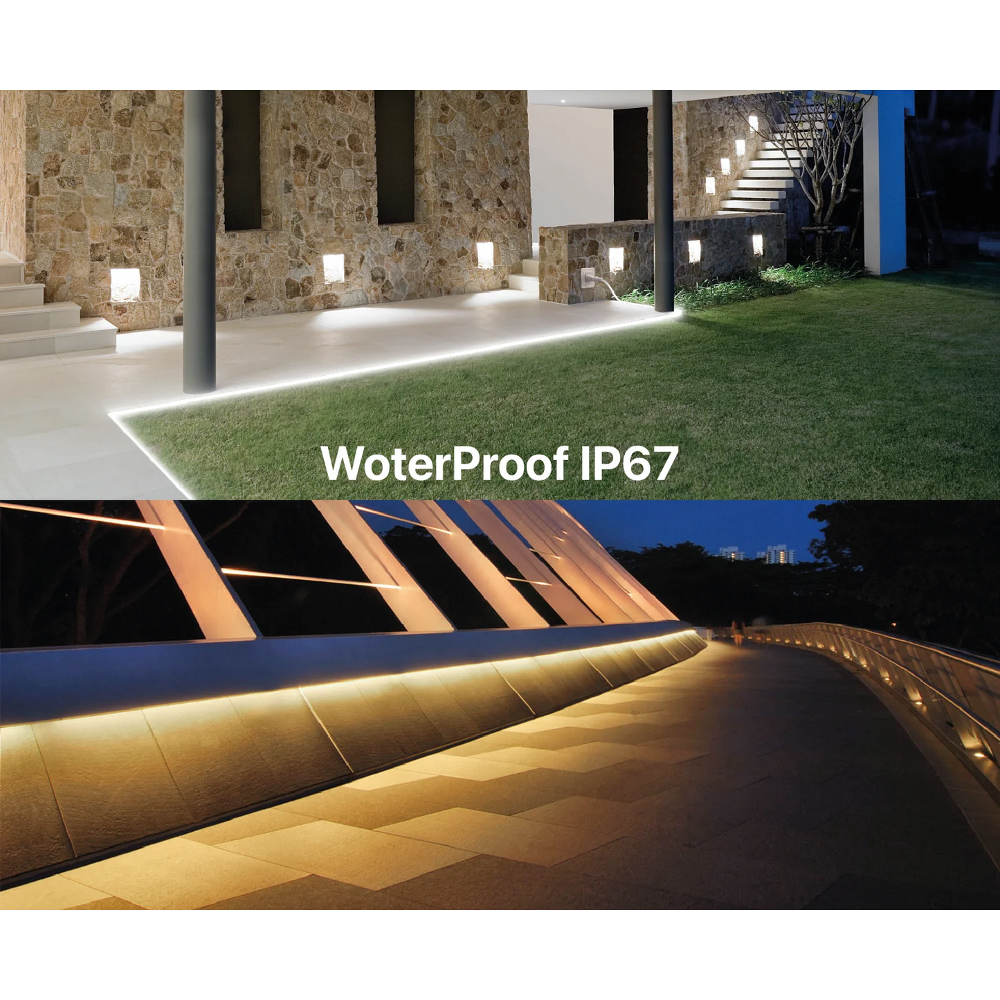 Waterproof LED Strip Light 20M 24V – Flexible Outdoor & Indoor Lighting (SMD2835-120P)