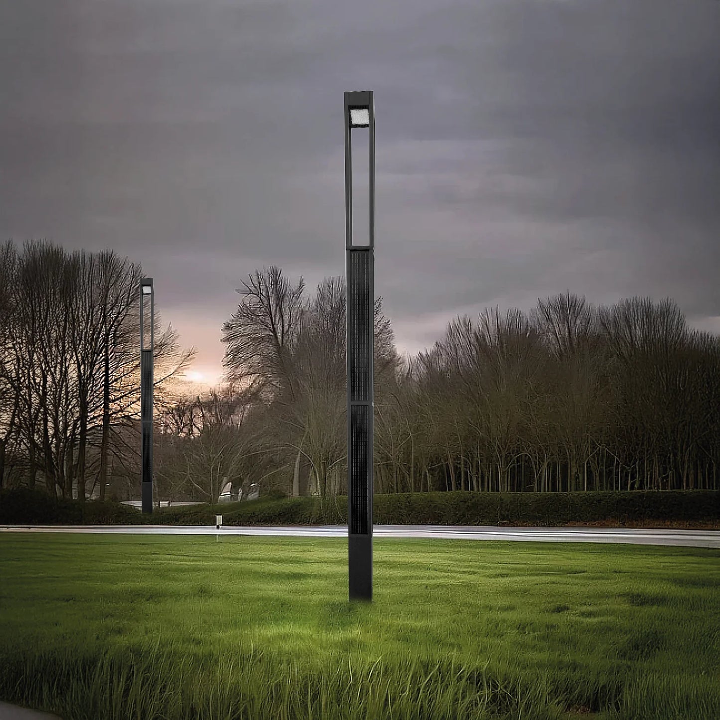 Ultralight Solar Pole Light 4 Meter 32W IP65 (WLZG)