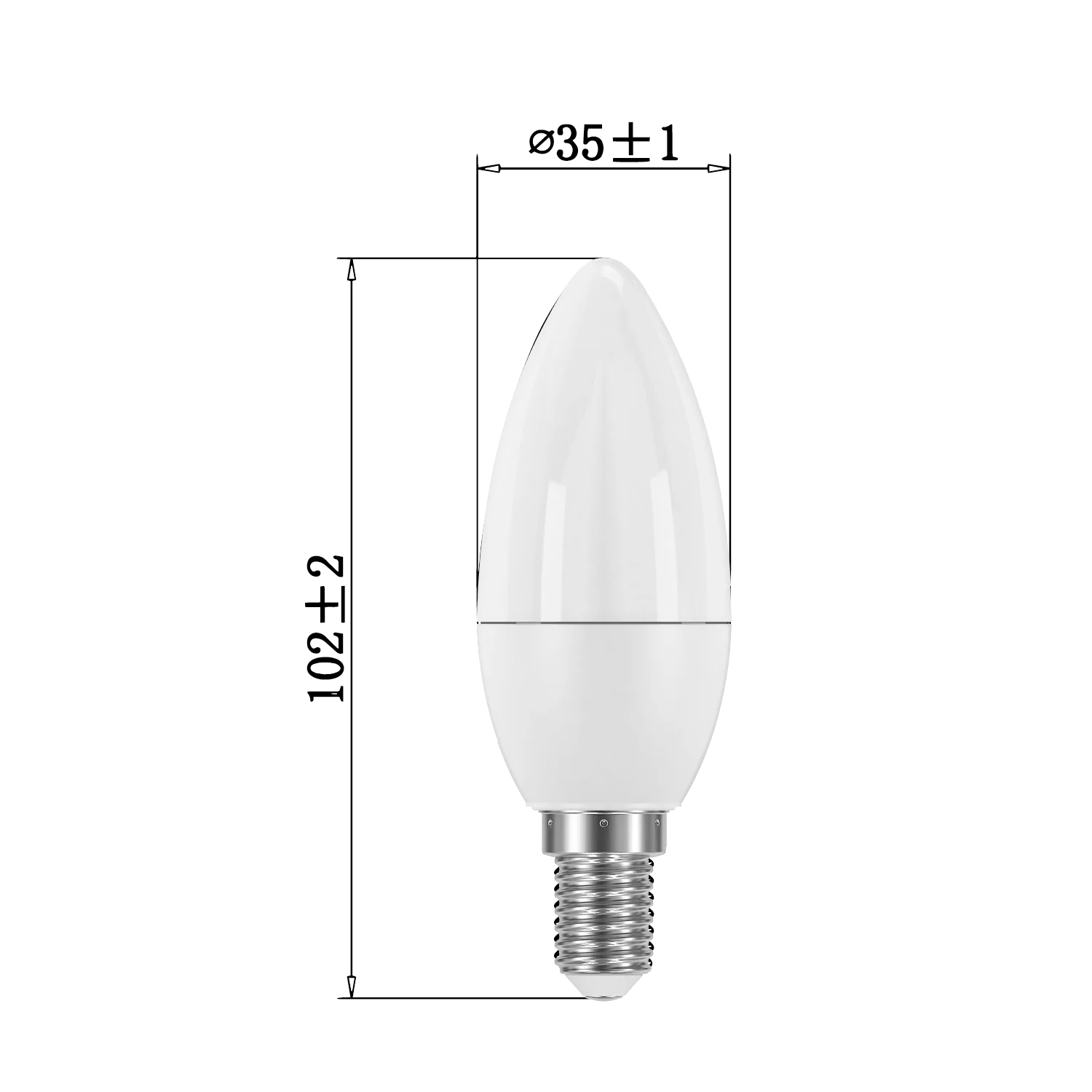 Ultralight LED Bulb Light 5.2W (UTL-C37ST)