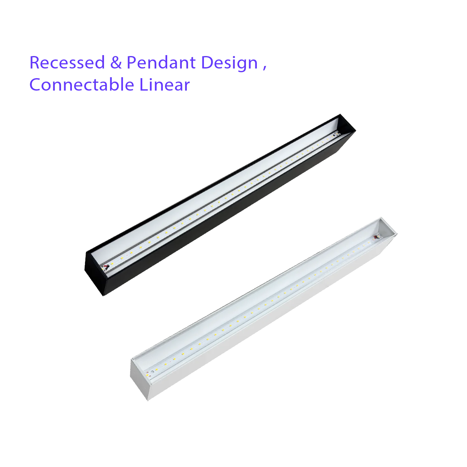 Ultra Light LED Linear Light (BR5124) – Recessed & Pendant Indoor Lighting