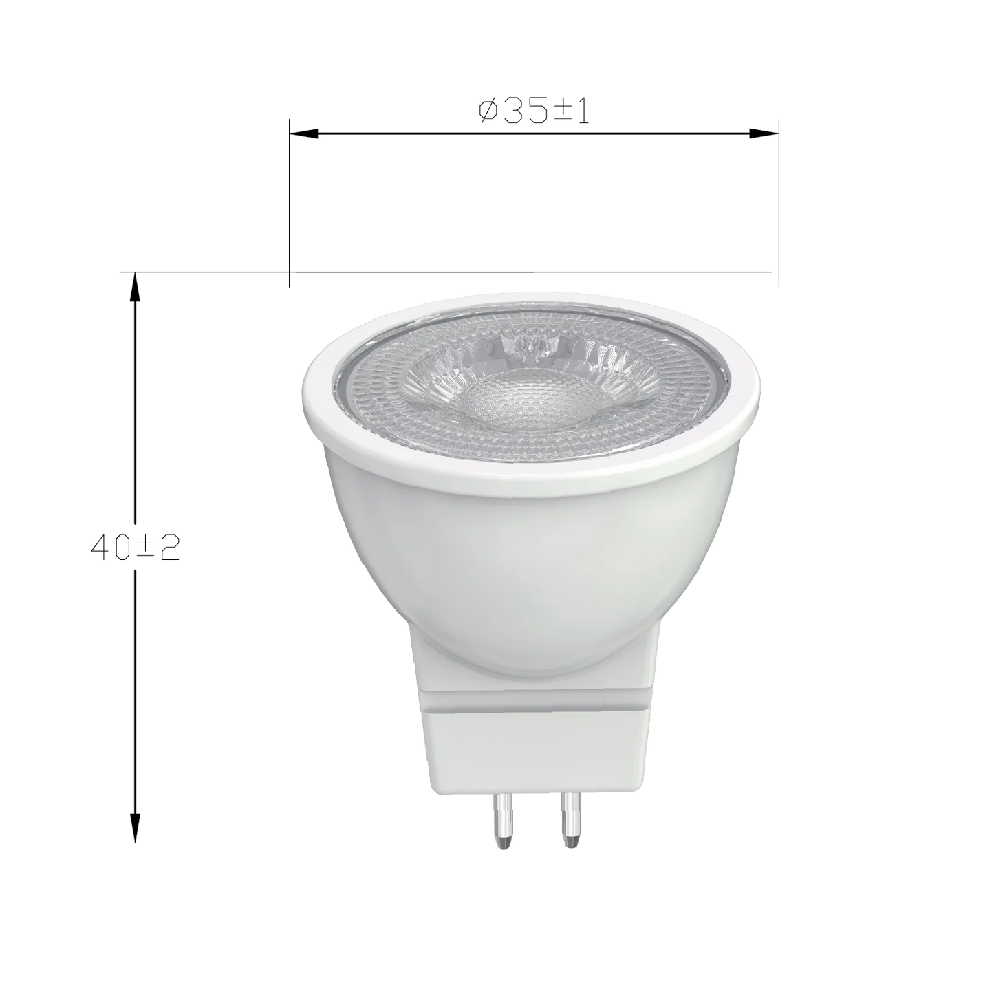 Ultra Light Small LED Bulb | MR11 Samsung LED 2W Indoor (UTL-14aM250ST)