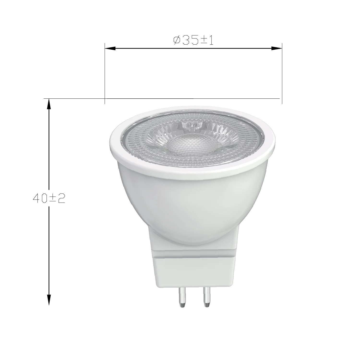 Ultra Light Small LED Bulb | MR11 Samsung LED 2W Indoor (UTL-14aM250ST)
