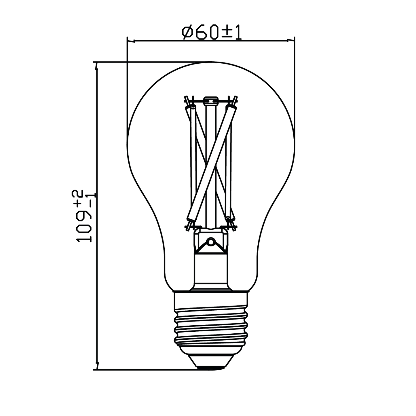 Ultralight E27 Bulb 9W - Warranty 5 Years (UTL-A60SG)