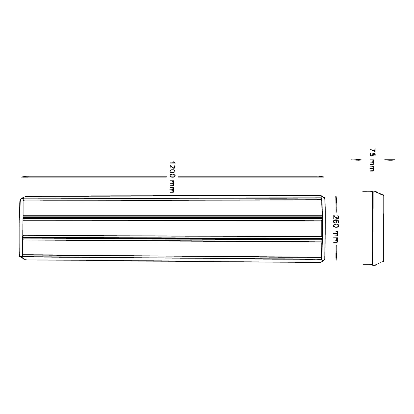 Ultralight LED Pendent Light 200W - Dimmable - IP67 (BR6055)