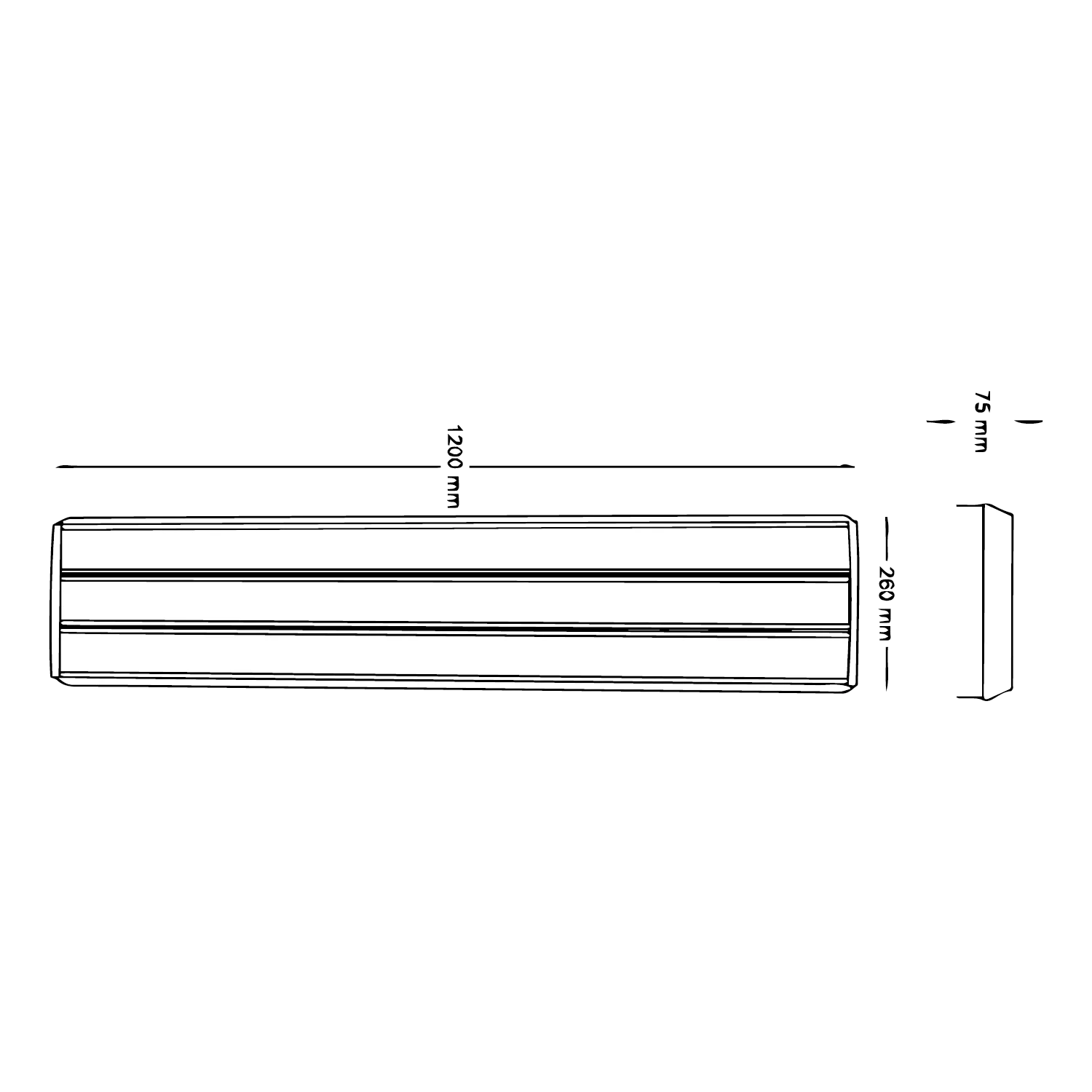 Ultralight LED Pendent Light 200W - Dimmable - IP67 (BR6055)