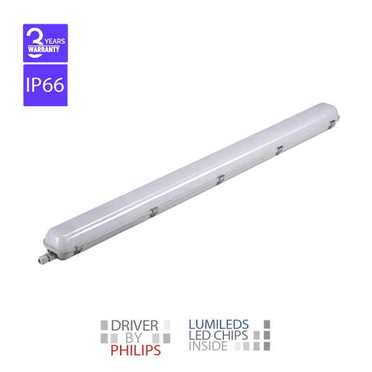 Ultralight Water Proof LED Batten Light 50W IP66 (WL-TR12095 PC)