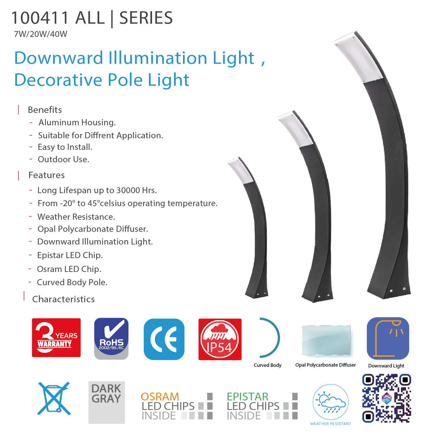 Ultralight LED Stand Light (100411)