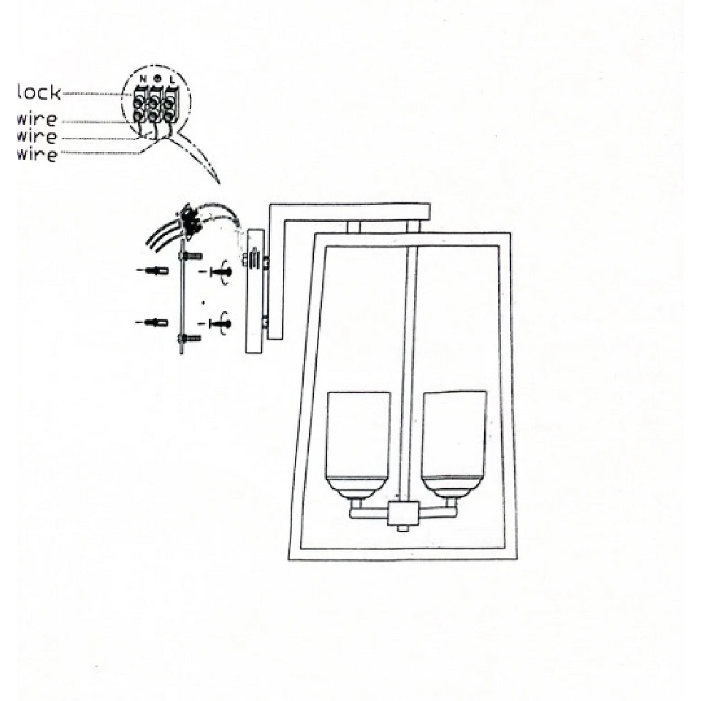Ultralight Copper Wall Light (L3404)