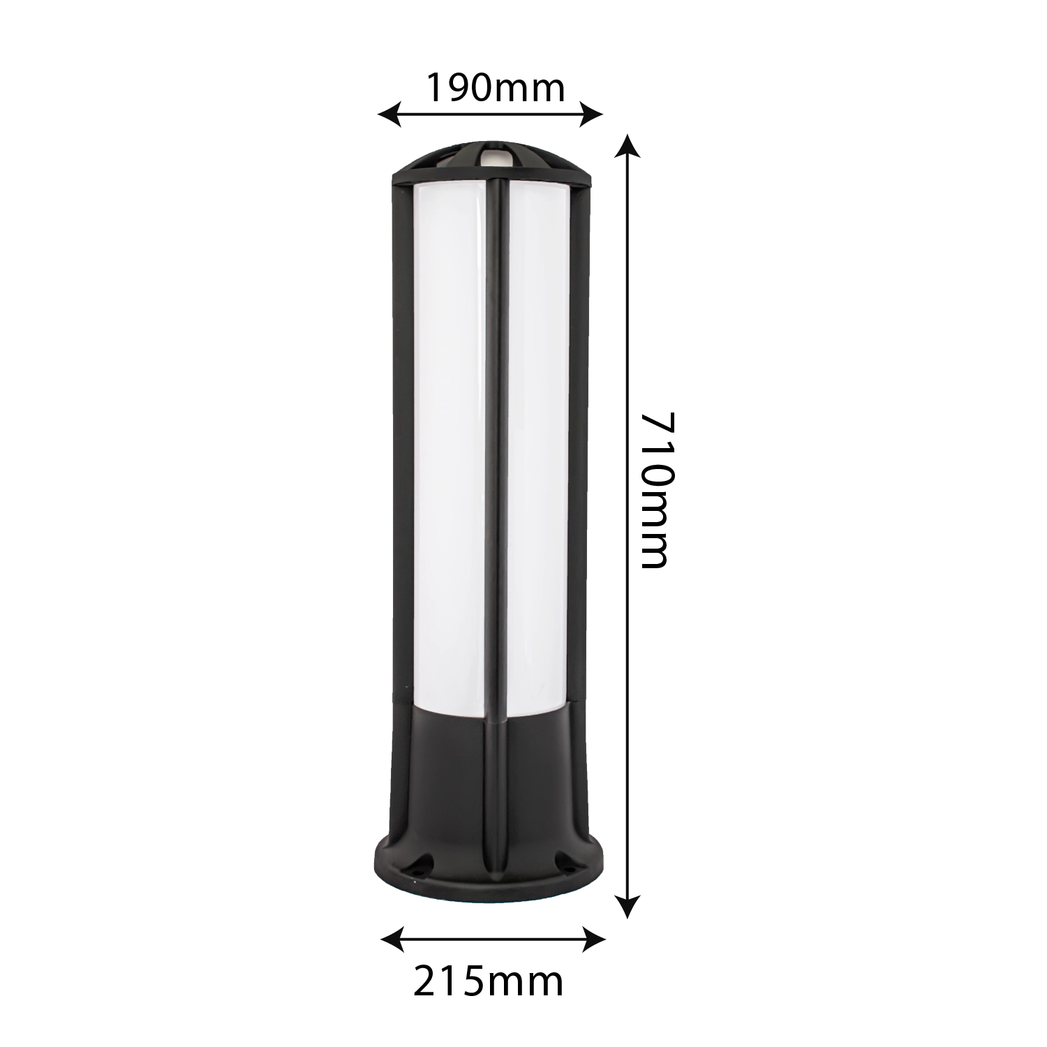 Ultra Light 30W LED Post Light IP65 – 360° Outdoor Decorative Lighting (FYL0019)