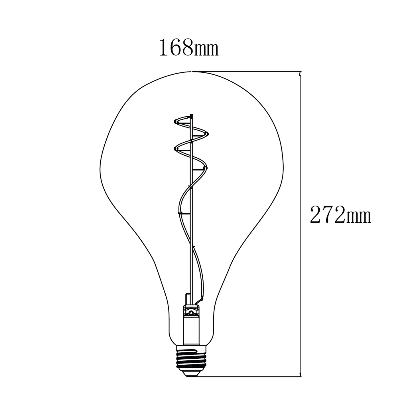 Ultralight LED Light Bulb E27 4.5W (UTL-PS150SG)
