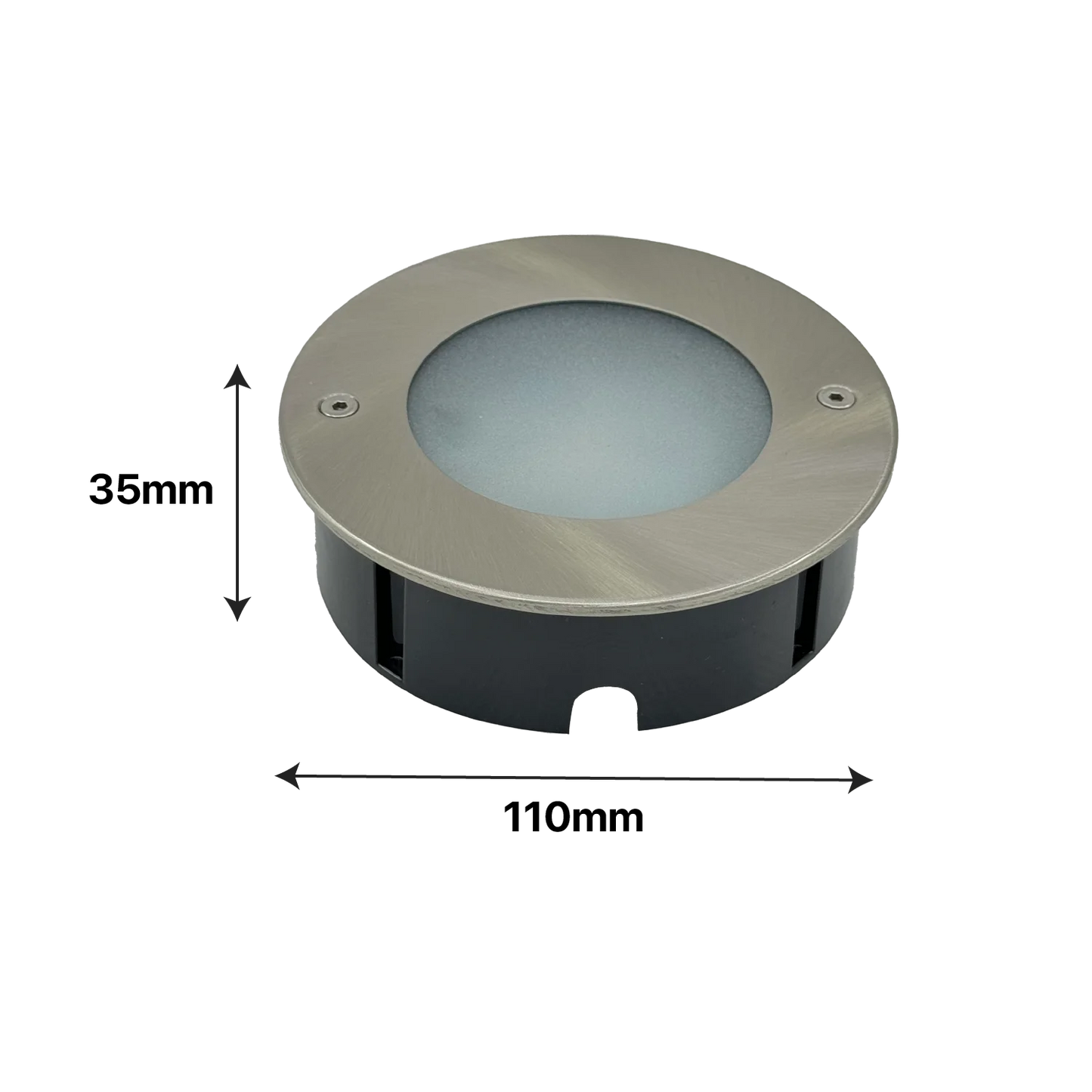 LED Inground Light 8.5W IP67 (UTL7046) - Recessed Outdoor Fixture with LUTEC Chip