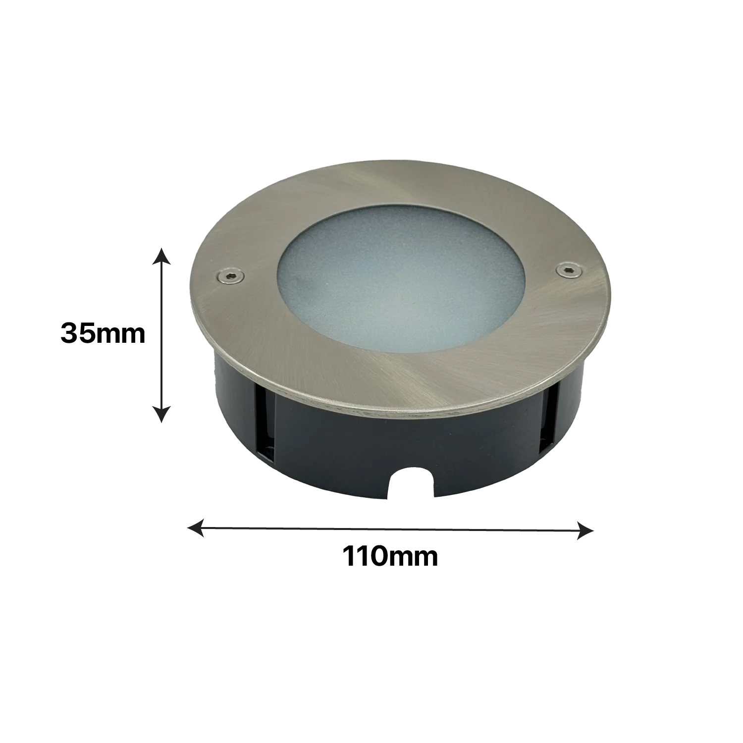 LED Inground Light 8.5W IP67 (UTL7046) - Recessed Outdoor Fixture with LUTEC Chip