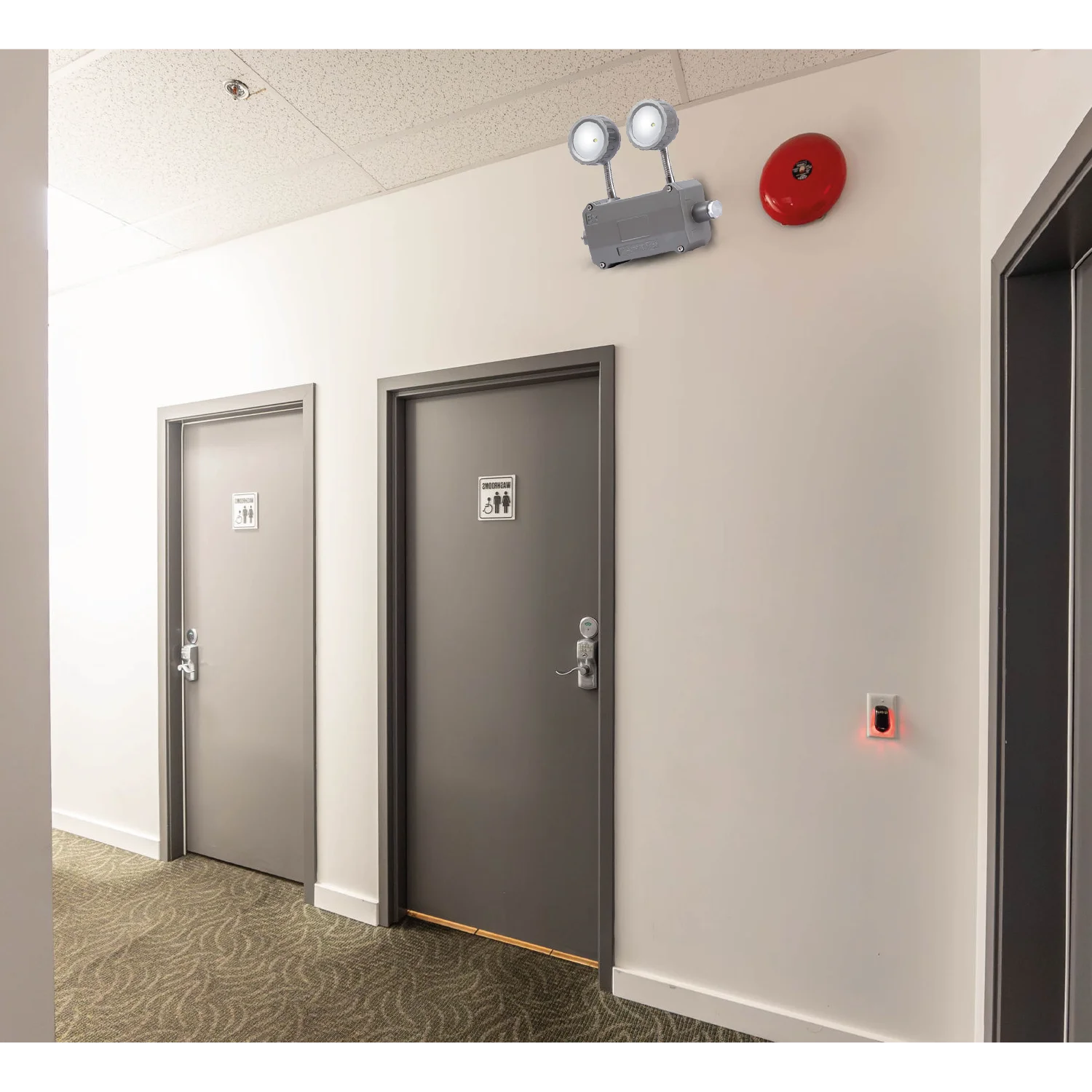 Ultralight Explosion Proof Emergency Light – Twin Spot LED, IP65 Waterproof (JY-1009)
