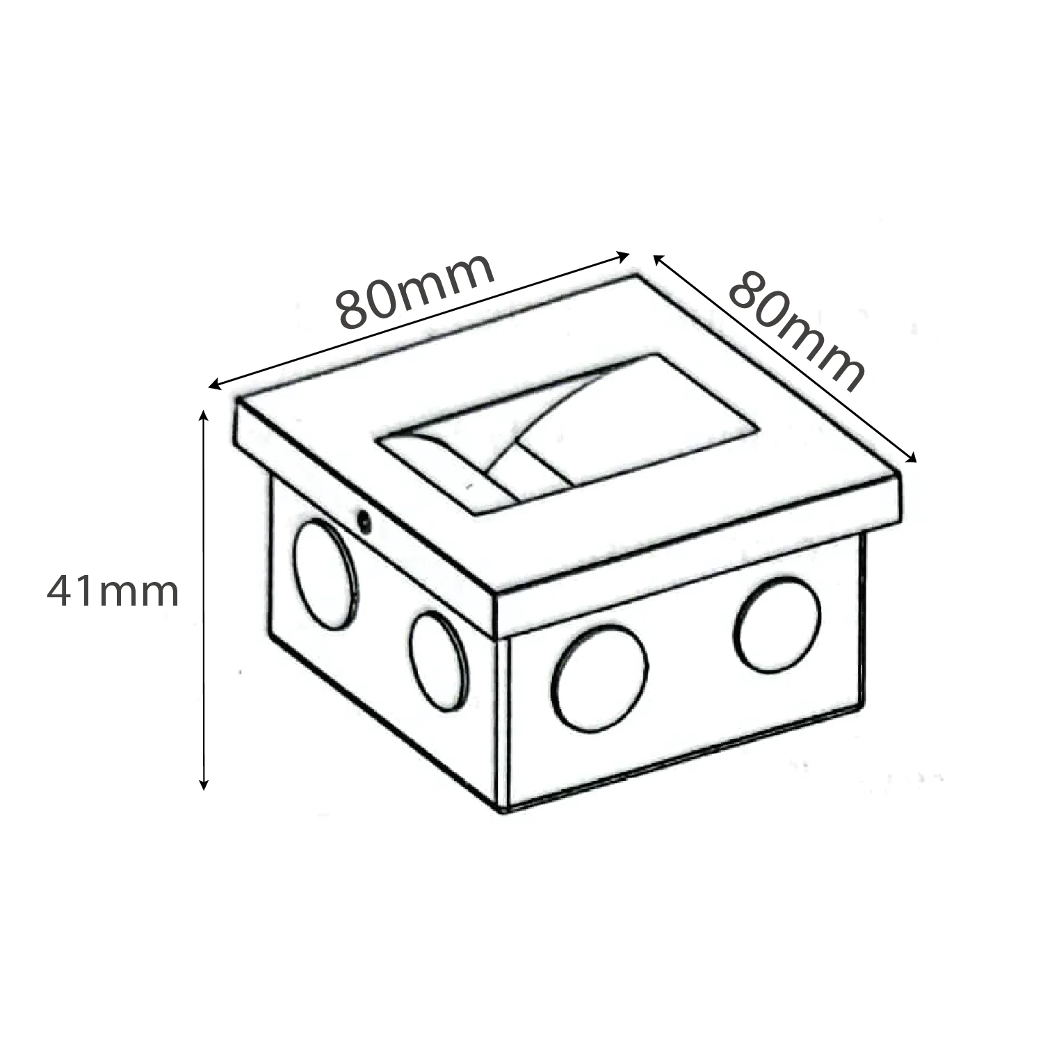 Ultralight Outdoor Stair Light Weather Resistant 3W IP54 (BR7012)