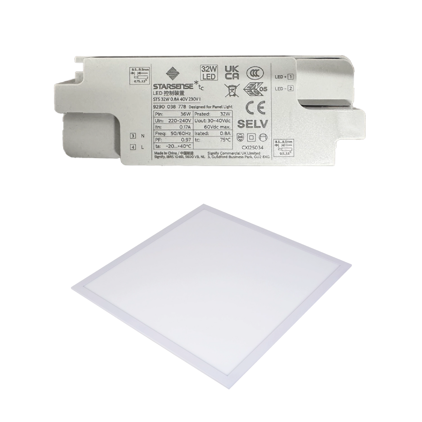 Ultra Light LED Panel Light 30W - CRI 95 High-Efficiency Lighting with Energy Saving (T600)