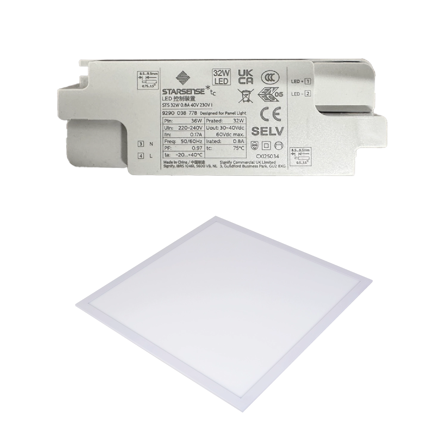 Ultra Light LED Panel Light 30W - CRI 95 High-Efficiency Lighting with Energy Saving (T600)