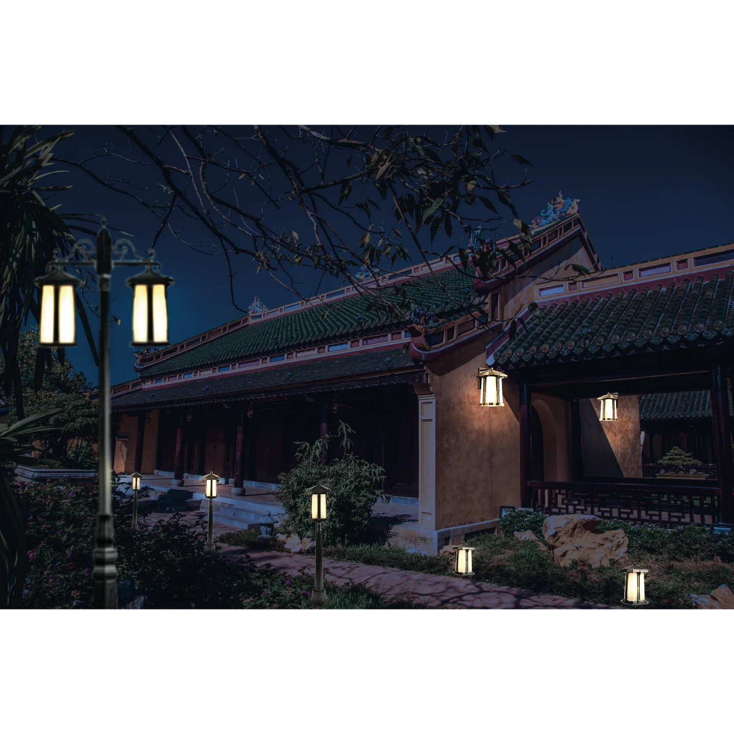 Ultralight LED Outdoor Light - Imperial Style E27 IP44 (0212-Family)