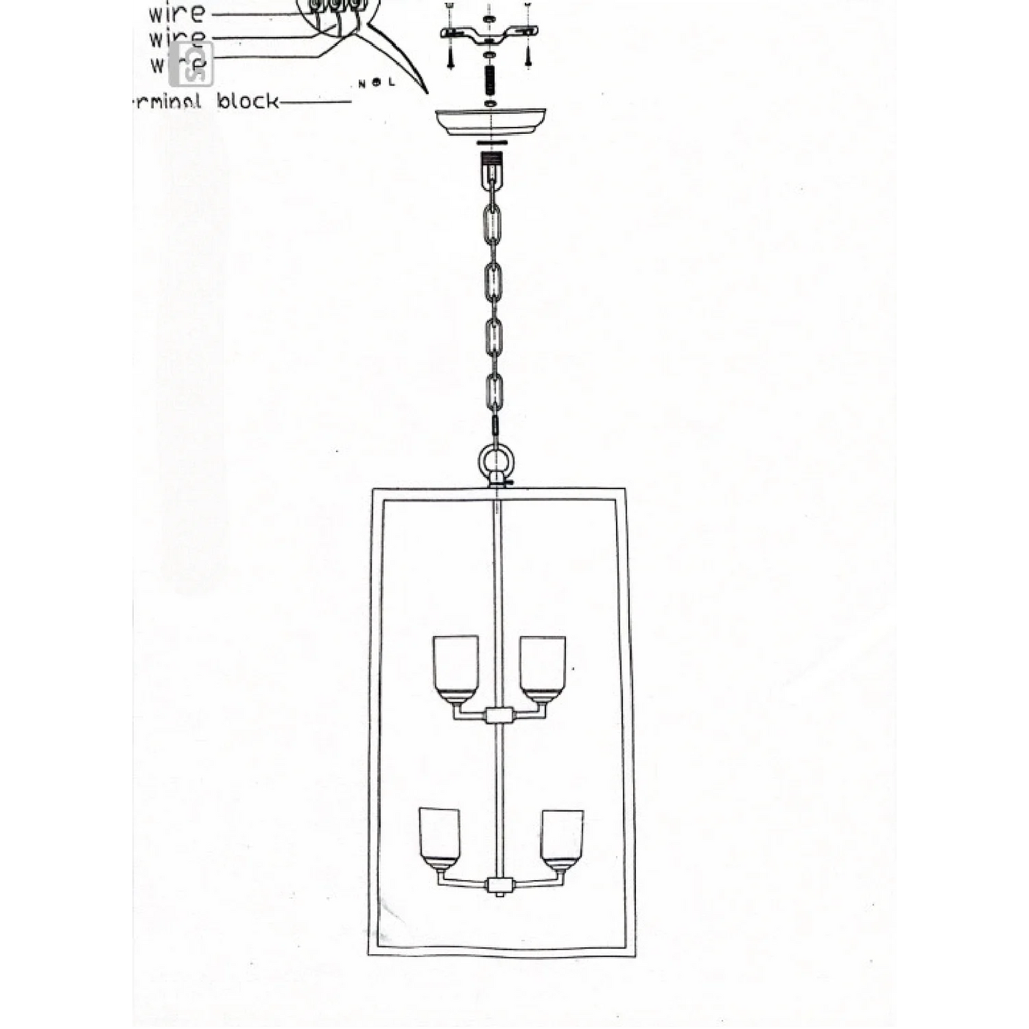 Ultralight Copper Pendant Light (P3404)